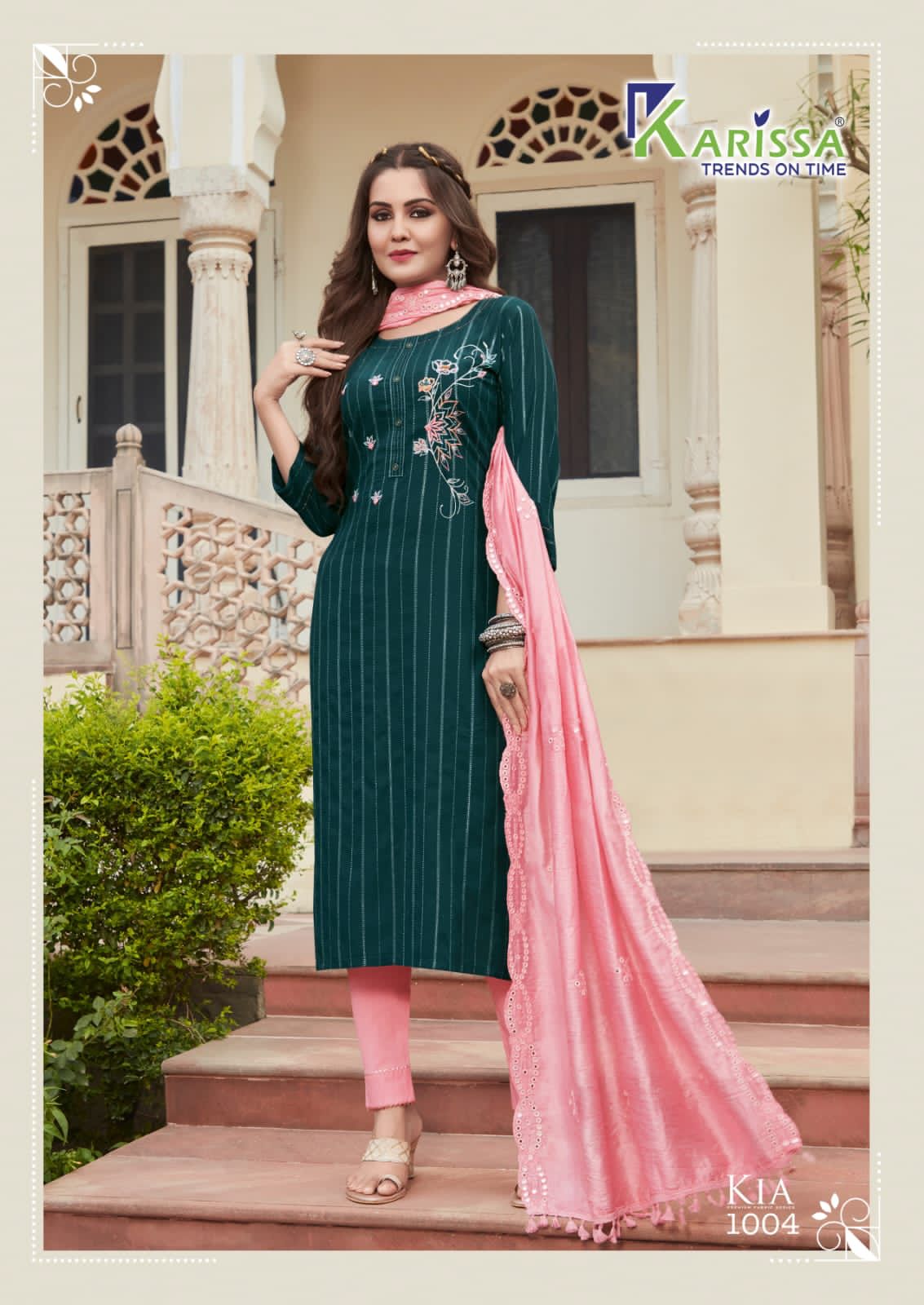 KARISSA KIA Fancy Ethnic Wear Designer Latest Readymade Suit Collection